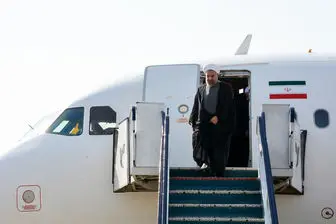 استقبال مقام عمانی از روحانی در فرودگاه مقسط+عکس