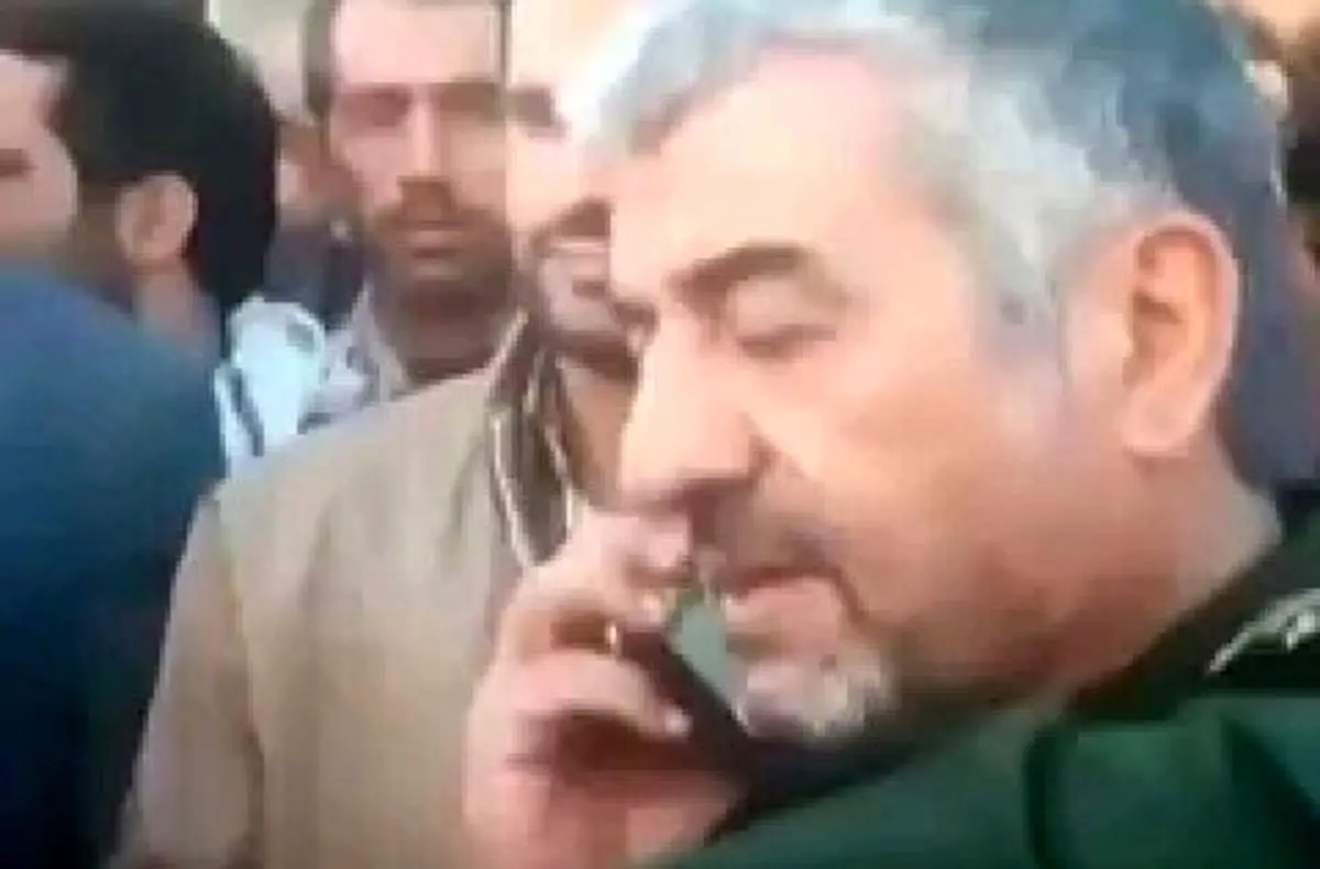 صوت منتشر شده مکالمه فرمانده سپاه/فیلم