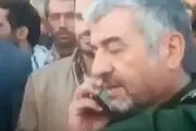 صوت منتشر شده مکالمه فرمانده سپاه/فیلم