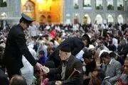 افطاری ساده در حرم رضوی/ گزارش تصویری