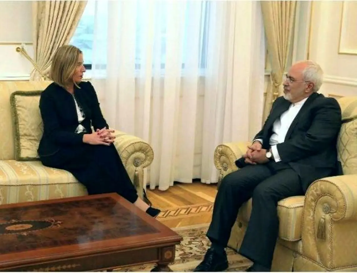 دیدار و گفت وگو ظریف و موگرینی 