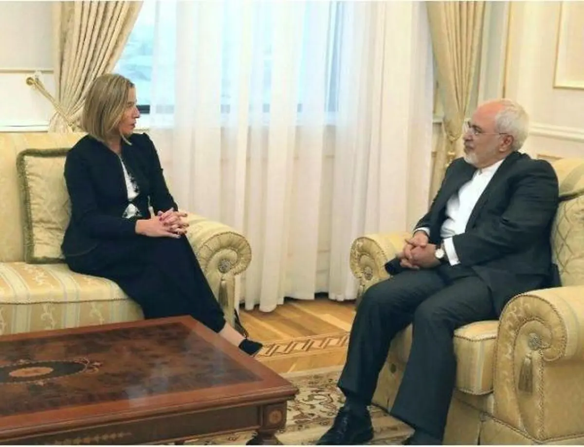 دیدار و گفت وگو ظریف و موگرینی 