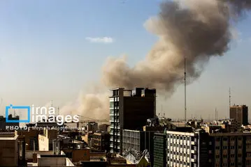 حملات هوایی علیه مناطقی در تهران/ گزارش تصویری