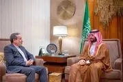 اولین فیلم از دیدار عراقچی با محمد بن سلمان