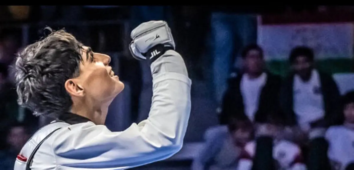 محمدعرفان خدایی مدال طلای خود را تقدیم شهدای مدرسه شجره طیبه کرد