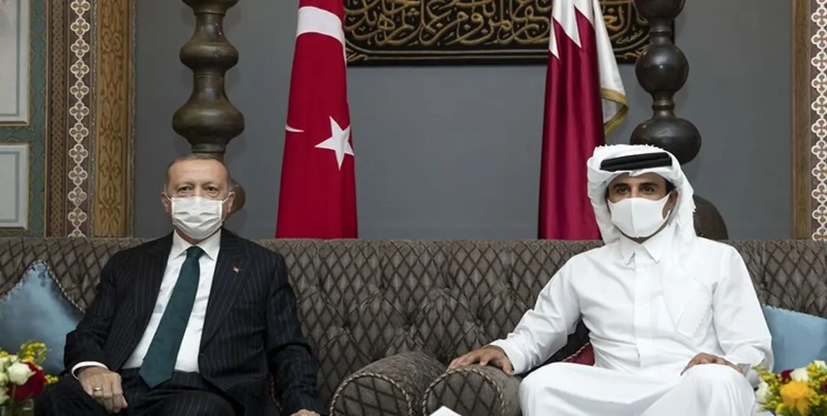 گفتگوی اردوغان و امیر قطر درباره جنایات صهیونیستها