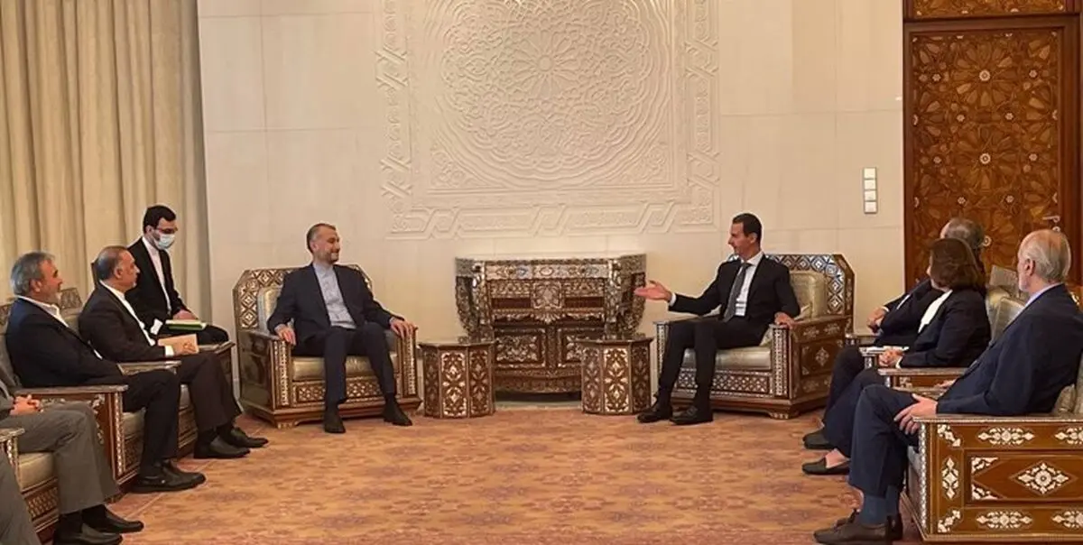 دیدار امیر عبداللهیان با بشار اسد 