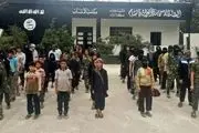 شلاق خوردن کودکان داعشی به خاطر فوتبال!