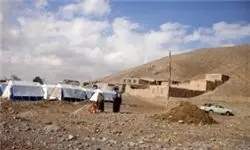 برپایی ۴۰۰چادر برای زلزله زدگان سراوان و خاش