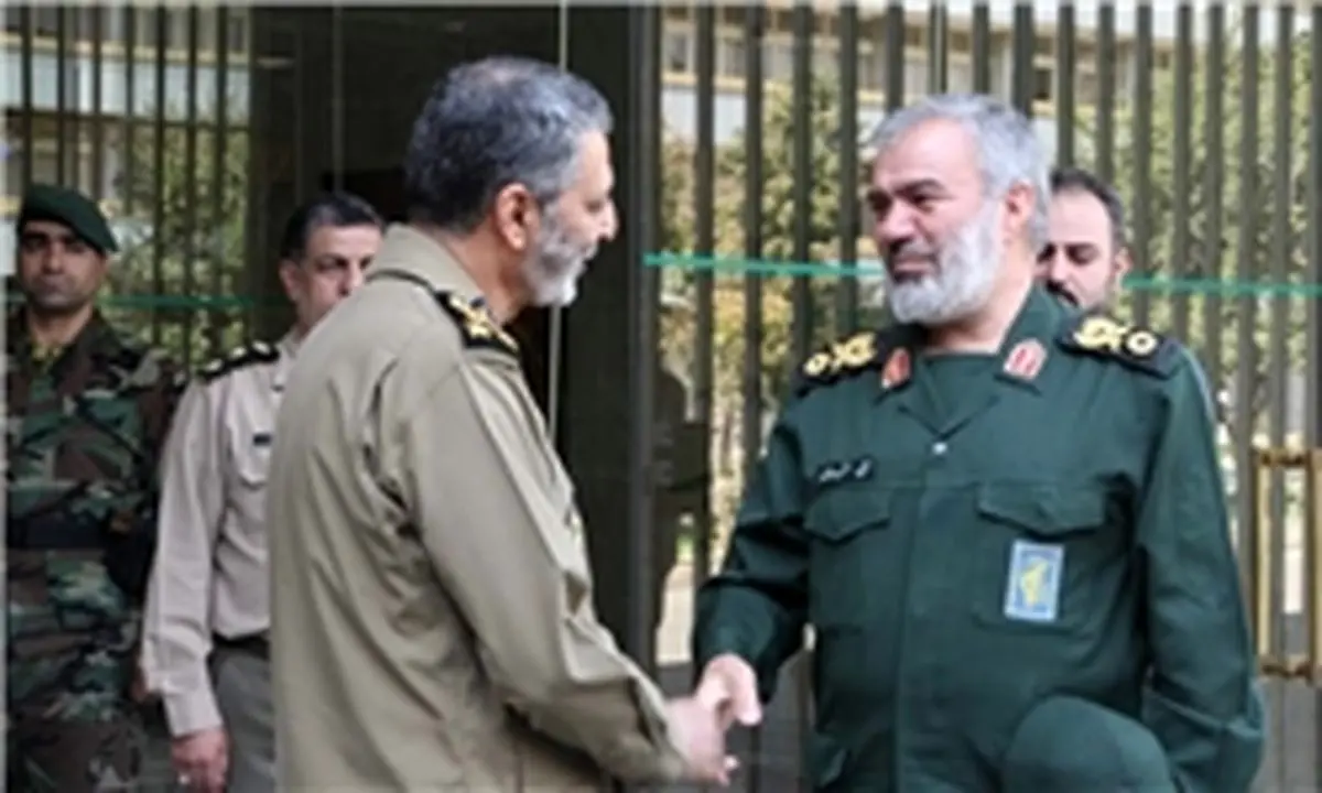 دیدار سردار فدوی با سرلشکر موسوی