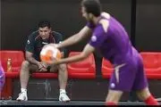 حضور بازیکن ملوان در محل تمرین پرسپولیس