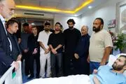 دیدار قلعه‌نویی و ملی‌پوشان از جانباز بزرگ ایران
