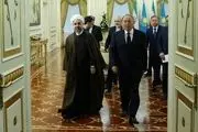 استقبال رسمی روحانی از رییس جمهور قزاقستان 