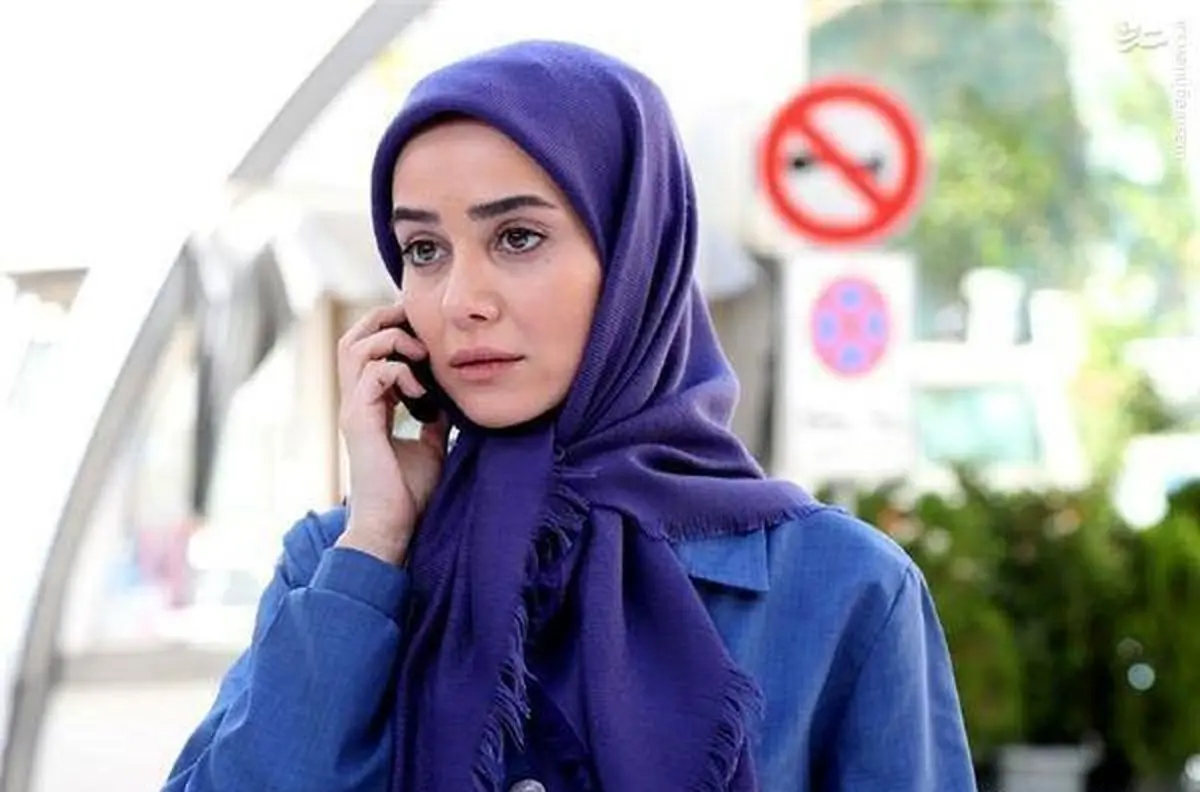 الناز حبیبی با روسری محلی زیبای ایرانی /عکس