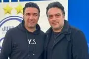 اولین تصاویر از حضور آتیلا حجازی در تمرین استقلال تهران