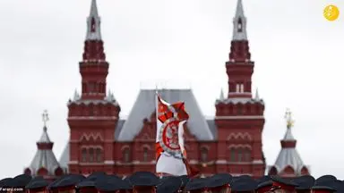 پوتین در رژه نظامی روز پیروزی