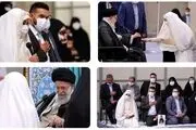 قرائت خطبه عقد خواهر شهید مدافع حرم مجید قربانخانی توسط رهبر انقلاب