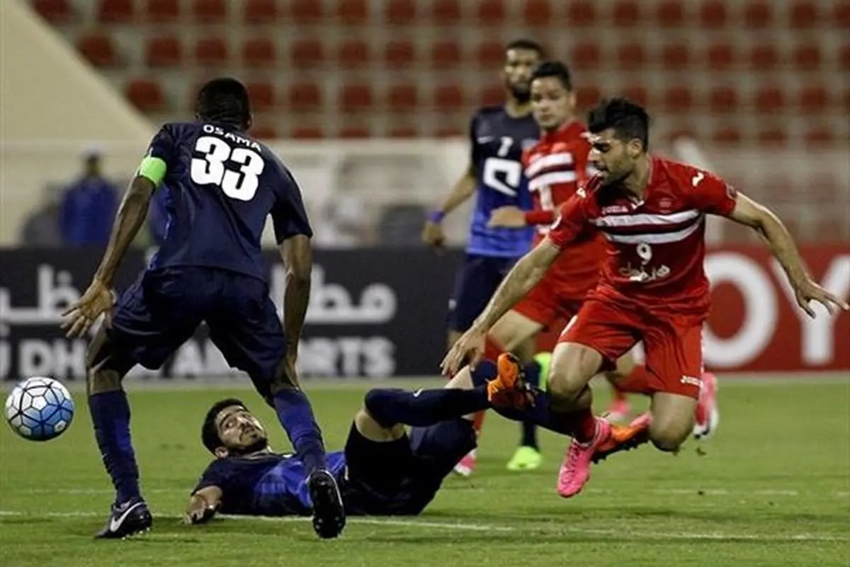 صحنه جنجالی بازی پرسپولیس و الهلال+عکس