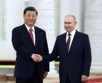 پیام تبریک رهبر چین به پوتین به مناسبت پیروزی وی در انتخابات ریاست جمهوری روسیه