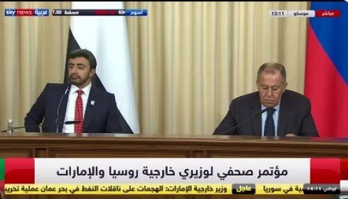 اظهارات متفاوت "بن زاید" درباره حادثه نفتکش‌ها