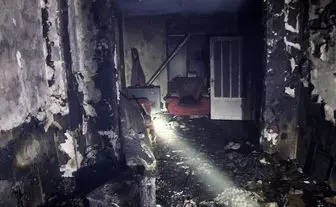 
آتش سوزی در یک منزل مسکونی + تصاویر
