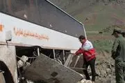 ۲۸ نفر در حادثه واژگونی اتوبوس در اقلید جان باختند