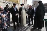 بازدید سرزده رئیس جمهور از محله هرندی تهران