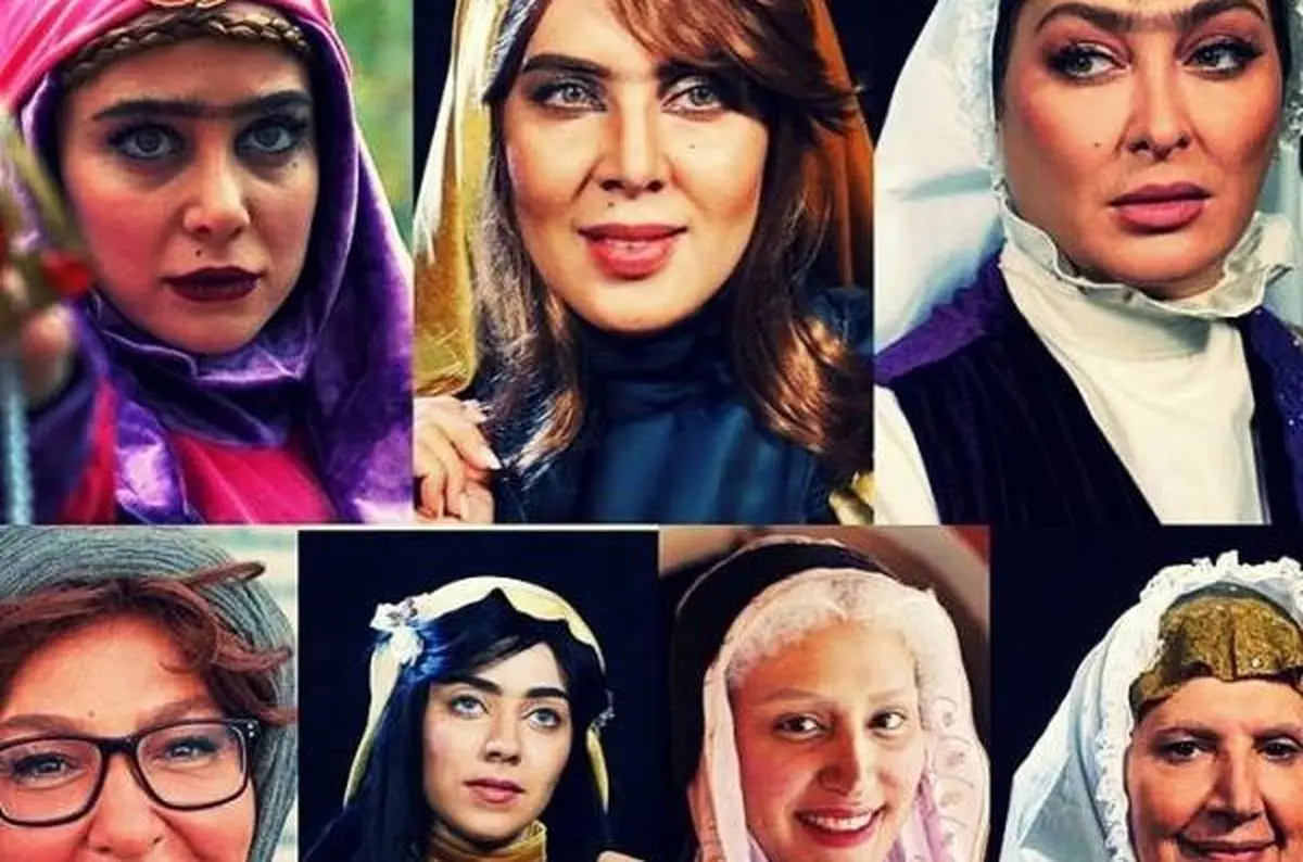 گریم جالب نیلوفر رجایی فر در هشتگ خاله سوسکه + عکس