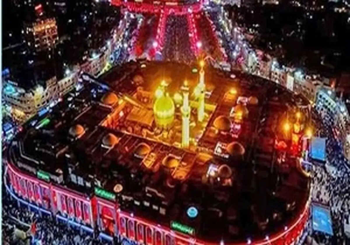 
تصویری دیدنی از مراسم شام غریبان در کربلا
