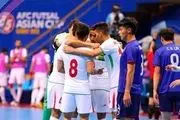 ساعت بازی تیم ملی فوتسال ایران – لبنان در جام ملت‌های آسیا
