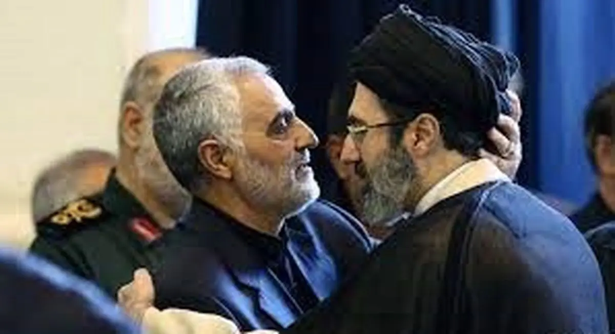 عکس کمتر دیده شده از مجتبی خامنه ای در جبهه