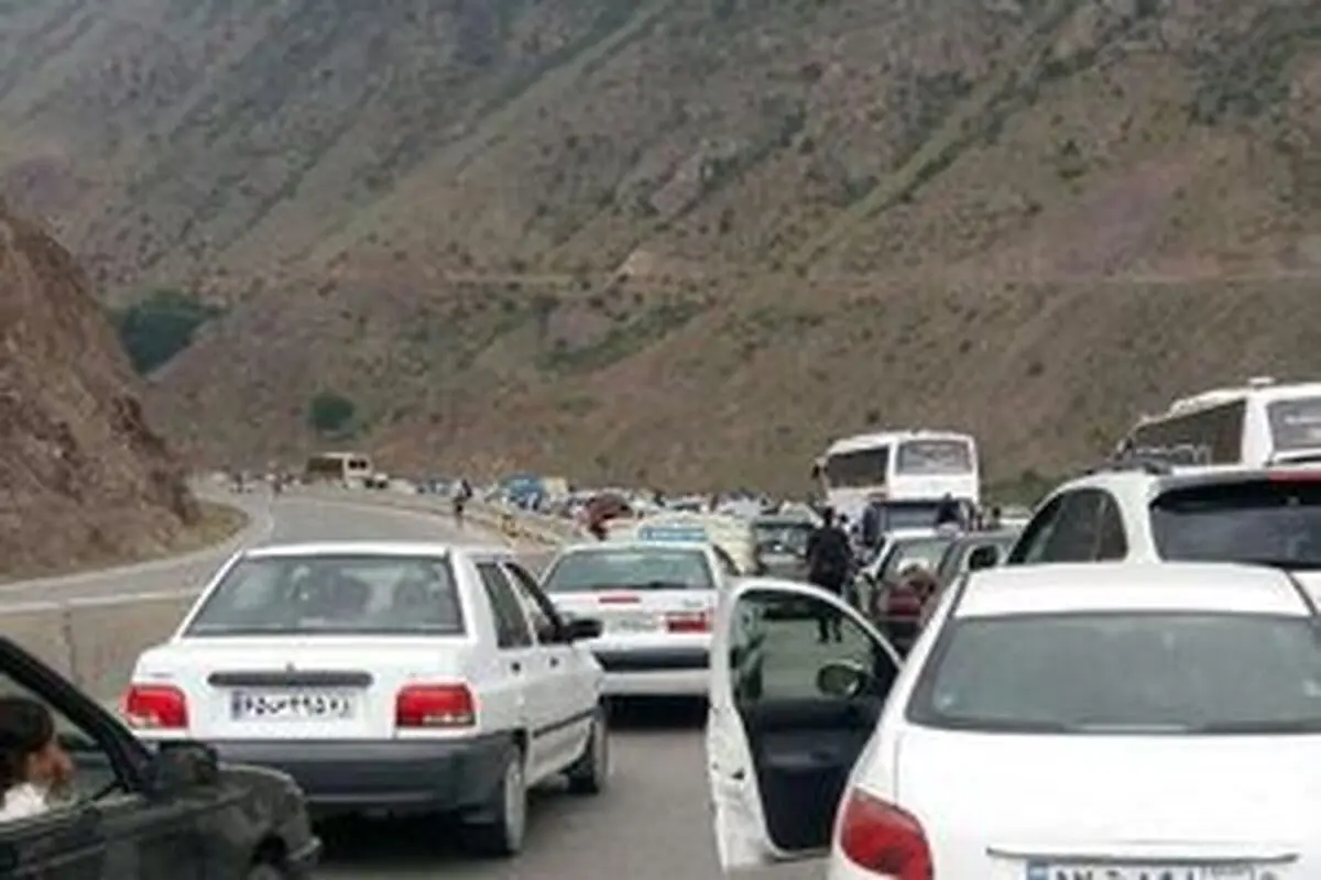 ممنوعیت ساعتی تردد از چالوس و آزادراه تهران - شمال
