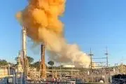 انفجار در کارخانه شیمیایی آمریکا