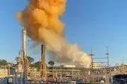 انفجار در کارخانه شیمیایی آمریکا