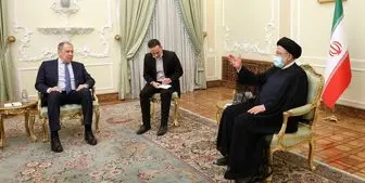  وزیر خارجه روسیه با آیت الله رئیسی دیدار کرد +فیلم