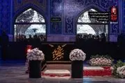 نمای متفاوت از محل تدفین امام خامنه‌ای شهید