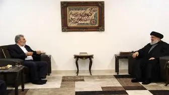 دیدار زیاد النخاله با دبیرکل حزب الله لبنان