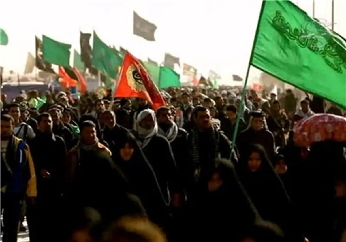 تظاهرات ضدآمریکایی در راهپیمایی اربعین