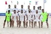 جدول گروه ایران در مقدماتی فوتبال ساحلی قهرمانی آسیا ۲۰۲۵.