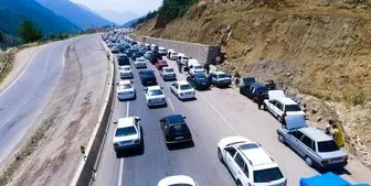  ترافیک فوق سنگین در خروجی شرق ‌ تهران 
