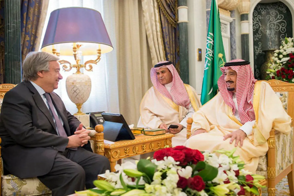 دبیرکل سازمان ملل با «ملک سلمان» دیدار و گفت وگو کرد