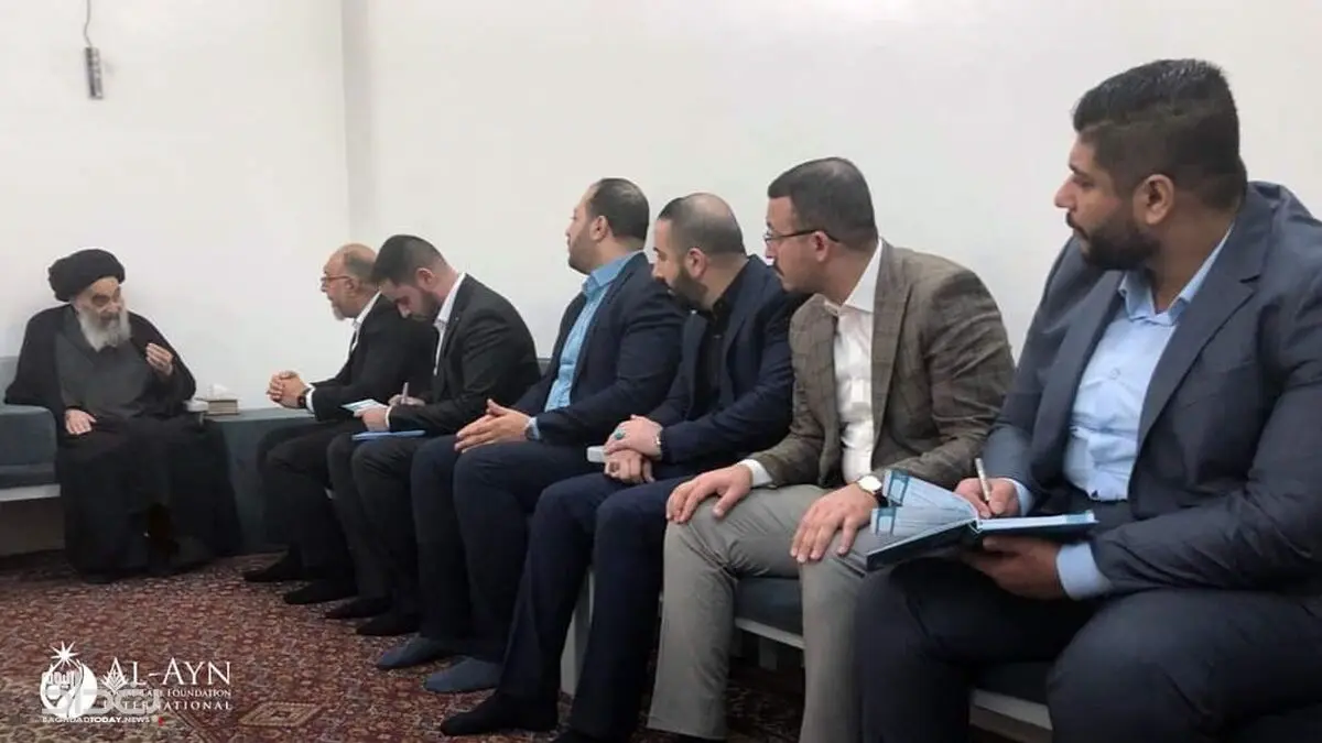 جدیدترین تصویر از آیت‌الله سیستانی+عکس