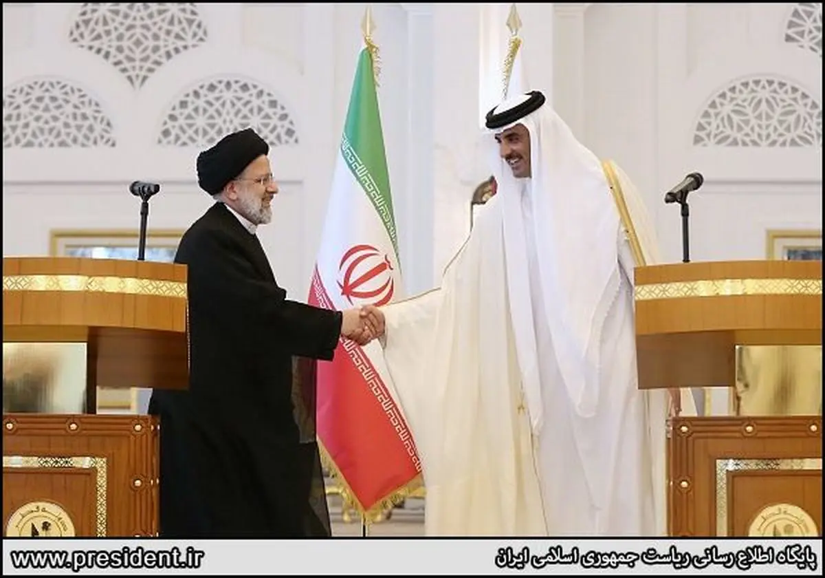 توئیت امیر قطر پس از دیدار با آیت الله رئیسی