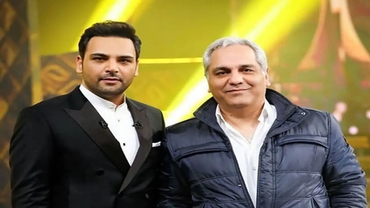 کل کل مهران مدیری و احسان علیخانی در جشن حافظ+فیلم
