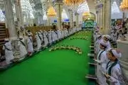  آیین ترتیل خوانی نوجوانان در حرم علوی/ گزارش تصویری