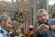 تصویر جدید از محمد ضیف در حال خوردن چای