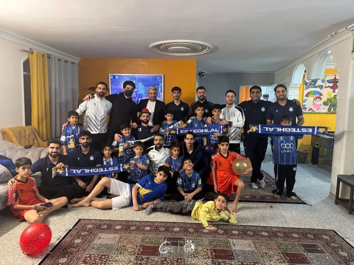 استقلالی‌ها در کنار کودکان، طولانی‌ترین شب سال را ویژه‌تر کردند