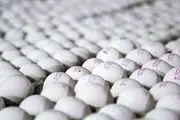 تولید ماهانه تخم مرغ به بیش از ۹۰ هزارتن رسید
