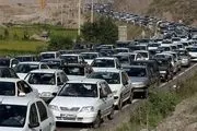 ترافیک سنگین در محور کرج به چالوس
