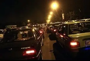 
ترافیک فوق سنگین شبانه در مازندران
